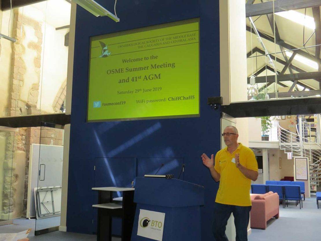 OSME Chairman opening Summer Meeting